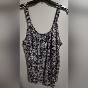 Lane Bryant Black and White Camisole